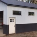 What is the difference between a pole barn and a steel building?