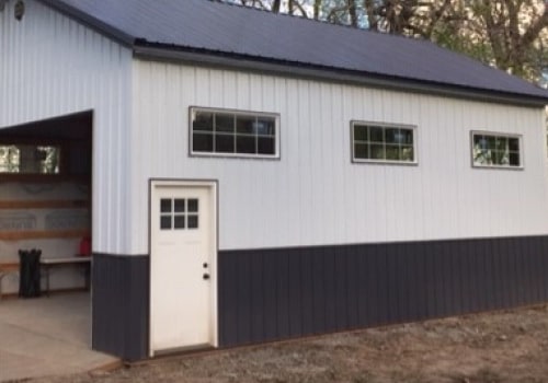 What is the difference between a pole barn and a steel building?